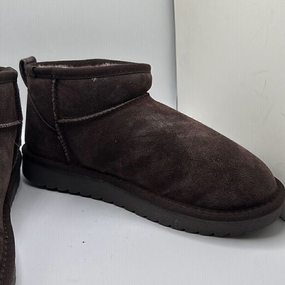 CUSHIONAIRE Women's pull on boot 8 CHOCOLATE - Picture 6 of 7